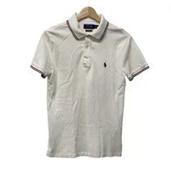 POLObyRalphLauren(ポロラルフローレン) 半袖ポロシャツ サイズXS TP メンズ美品  - 白 半袖/夏物