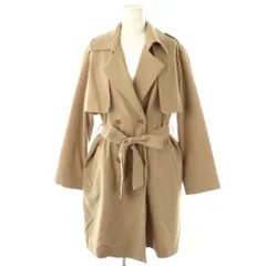 美品 スローブ イエナ トレンチコート 40 スプリングコート ベージュ ロングトレンチコート（トレンチコート）｜SLOBE IENA（スローブ