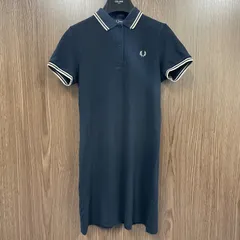 FRED PERRY ポロワンピース 紺色 S相当 レディース 251031Y7-3