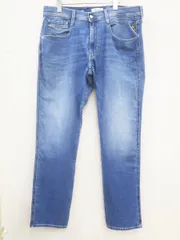 REPLAY リプレイ M914Y 661 990 009 ANBASS HYPERFLEX ストレッチデニムパンツ　W36L32　未使用美品