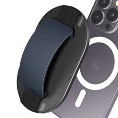 【人気商品】【超強磁力スマホ指マグネットグリップ】Sinjimoru、Magsafe対応 9mm 薄型 シリコンフィンガーグリップ 簡単脱着 落下防止 ワイヤレス充電可能 スマートフォンバンドスタンド 2in1機能 iPhone 16 Plus Pro Pro