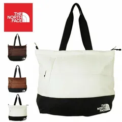 ノースフェイス THE NORTH FACE 男女兼用 トートバッグ NUPTSE TOTE ヌプシ トート ダークオーク/ブラック ガーデニアホワイト/ブラック ダウン かばん 手提げ USA企画 アウトドア 茶 黒 白 通勤通学