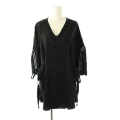 アキコアオキ AKIKOAOKI バルーンスリーブトップス ブラウス 七分袖