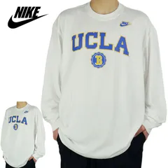【クリックポスト発送】 NIKE ナイキ メンズ ロンT FJ7909-100 MAX90 NIKE COLLEGE CREW NECK LS TEE UCLA UCLA 長袖Tシャツ WHITE 白 ロゴ カレッジ ストリート コットン カリフォルニア