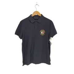 トミーヒルフィガー TOMMY HILFIGER regular fit ワンポイント刺繍鹿の子ポロシャツ メンズ  S