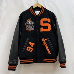 入手困難、レザースタジャン、コラボ】シュプリーム古着ネイバーフッド 