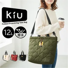 ☆ KiU キウ パデッドドロストトートバッグ KiU トートバッグ キウ k475 トートバック 斜めがけバッグ マザーズバッグ ショルダーバッグ レディース メンズ 大きめ A4 B4 大容量 撥水 軽量 軽い 肩掛け 通勤 通学 旅行 キルティング 秋冬