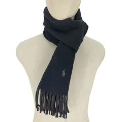 ポロラルフローレン POLO RALPH LAUREN イタリア製 ポニー刺繍 ナイロン混マフラー メンズ ONE SIZE 