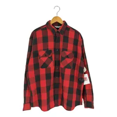 ファイブブラザー FIVE BROTHER 70S~80S USA製 ブロックチェック ヘビーネルシャツ メンズ import：XL 