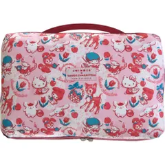☆ SWIMMERXSANRIO/ピンク ☆ キャラクター 圧縮トラベルポーチ スイマー サンリオ トラベルポーチ 圧縮 SWIMMER×SANRIO 圧縮ポーチ 圧縮袋 旅行 トラベル 旅行ポーチ 圧縮バッグ 仕分けポーチ 収納 キャラクター おしゃれ