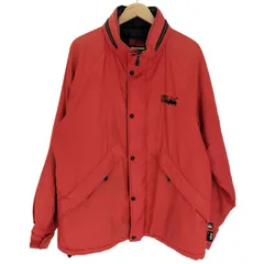 ファーストダウン FIRST DOWN 90-00S 八の字 ロゴ刺繍 パッカブルフード ラグランスリーブ 中綿 マウンテン ジャケット メンズ import:L