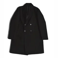 ZARA ザラ Double Breasted Coat ダブルブレストコート ブラック サイズL メンズ