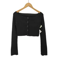 フレイアイディー FRAY I.D 24AW セミオフショルウルトラクロップドカーディガン レディース ONE SIZE 