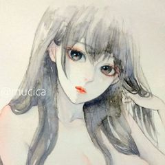 肉筆原画 水墨画 美人画 墨絵 絵画 - メルカリ