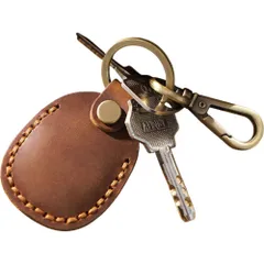 ☆ ブラウン ☆ エアタグ ケース AirTag ケース エアタグ 保護ケース おしゃれ エアタグケース シンプル 保護カバー キーホルダー バッグチャーム スマホアクセサリー 防犯 落下防止 鍵 財布 コンパクト 紛失防止 大人 メンズ レディース 子供