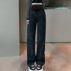 ☆ グレー ☆ Mサイズ ☆ マタニティー デニム マタニティパンツ デニム ワイド マタニティ パンツ デニムパンツ ワイドパンツ デニムワイドパンツ ボトムス ズボン 大きいサイズ おしゃれ レディース 動きやすい 春夏 春秋 ゆったり 妊婦服 産前 産後
