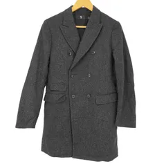 ユニクロプラスジェイ UNIQLO+J ダブル ブレスト チェスター コート メンズ JPN：S 