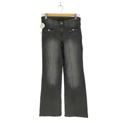 エイチアンドエム H＆M ブーツカット ブラックデニムパンツ Y2K レディース EUR：36 