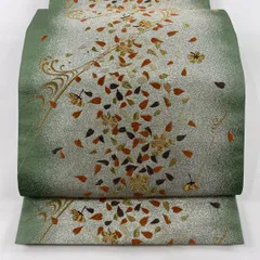 C52厳選西陣　名門ブランド加納幸　飛鶴宝尽くし文シルバー　六通高級正絹美術袋帯 楽天市場】加納幸 帯の通販