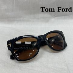極美品】トムフォード サングラス Amaud TF97 B5 ブラウン ロゴ - メルカリ