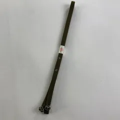 【美品】 帯締め 優品 幾何学 茶緑色 正絹 和装小物  【中古】