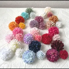 NO1009-01 造花 花材 花パーツ パーツ　髪飾り 花飾り　ハンドメイド　マム