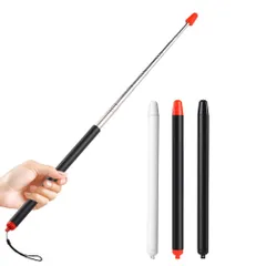 新品 指示棒 指し棒 伸縮棒 戦術サンドテーブル プレゼン会議セミナー用品 伸縮自在 セミナー 研修 授業 差し棒 ロング ポインター ハンドポインター プレゼンテーション (YP0006-1pcs-white)