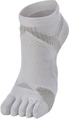ファイテン Phiten 足王   ソッキング   5 本指 レディース  AL947470 ホワイト/スカイグレー