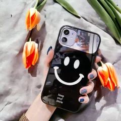 iPhone14 ケース iPhone14Pro ケース ミラー iPhoneケース アイフォンケース 鏡面加工 ミラーケース 鏡面 クリア 記念日 スマイル 化粧鏡 スマホカバー ペアルック ギフト TPU アイフォーンカバー スマイルミラー スマホケース 