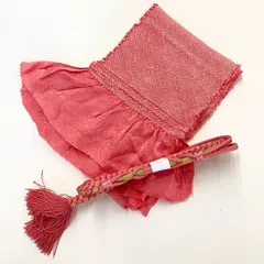 ［5858］帯締め 帯揚げ セット 絞り 金糸 正絹 着物 帯絞め