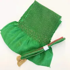 ［5866］帯締め 帯揚げ セット 金彩 絞り 正絹 着物 帯絞め