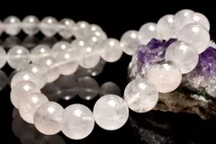 透過性あり◇パステルカラー モルガナイト　10mm　ブレスレット 1個売り パワーストーン 天然石 _BG6122-10