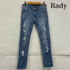 レディー ストレッチ ダメージ クラッシュ スキニー デニム パンツ レディース - ISItems【USED】【古着】【中古】50143594