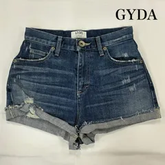 ジェイダ J/W ストレッチ デニム ショートパンツ クラッシュ ダメージ カットオフ 071932401601-01 レディース M ISItems【USED】【古着】【中古】50143597