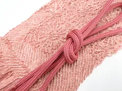 【一輝堂】和装小物 帯締め帯揚げセット 丸組 中抜き絞り 美品 25w10-13223