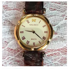 【稼働·新品電池☆NINA RICCI】ニナリッチ　レディース腕時計