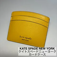 KATE SPADE NEW YORK/ケイトスペードニューヨーク/カードケース/カードホルダー/イエロー　　　【A368】