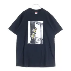 SUPREME (シュプリーム) ×ANTI HERO Balcony S/S Tee フロントプリント クルーネック 半袖Tシャツ ブラック
