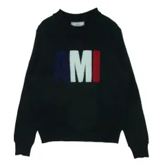 新品タグ付 AMIPARIS アミパリス ロゴ スウェット トレーナー ブラック AMI PARIS アミパリス スウェット トレーナー アミパリス ロゴ 黒