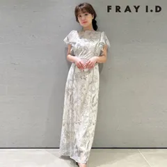 【SALE60%OFF】【即納】 フレイアイディー FRAY I.D ワンピース ミックスエンブロイダリーレースドレス ドレス ロング丈 半袖 結婚式 fwfo251504
