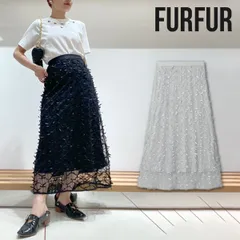 【SALE60%OFF】 【即納】ファーファー FURFUR ボトムス リボンマテリアルスカート ロング丈 フレア rwfs242015