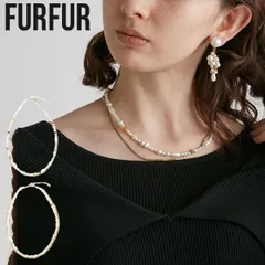 【SALE60%OFF】 【即納】 ファーファー FURFUR ビーズミックスネックレス アクセサリー ネックレス rwga221513