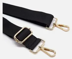 ショルダーベルト 5cmタイプ 太め 幅広ゴールド 単品 ショルダーストラップ 幅広 バッグ 肩掛けベルト 金具 紐 太い 後付け