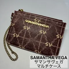 SAMANTHA VEGA/サマンサヴェガ/カードケース/マルチケース/カード入れ/コインケース/ワインレッド　　　【A370】