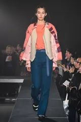 新品/希少/ランウェイ着用■17AW Name.(ネーム)オリジナルパターン オーバーサイズ長袖シャツ/ジャケット■男女兼用のサムネイル