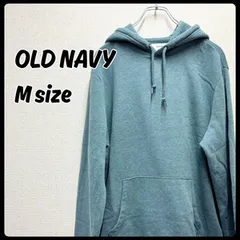 OLD NAVY オールドネイビー トップス パーカー グリーン Mサイズ 無地 メンズ 古着