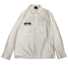 THRASHER Magazine サンフランシスコ ロゴ刺繍 長袖シャツ M