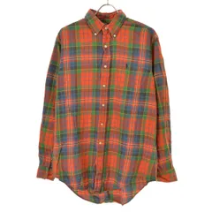 【POLORALPHLAUREN】チェック ボタンダウン オックスフォードシャツ長袖シャツ
