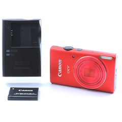 Canon IXY 200 レッド 本体と付属品 - メルカリ