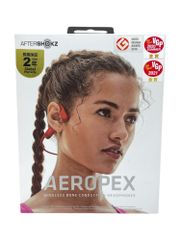 Shokz (ショックス) Aeropex エアロピクス ワイヤレスイヤホン 骨伝導 AS800 レッド 家電/043